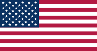 The flag of the United States Minor Outlying Islands is composed of thirteen equal horizontal bands of red alternating with white. A blue rectangle, bearing fifty small five-pointed white stars arranged in nine rows where rows of six stars alternate with rows of five stars, is superimposed in the canton.